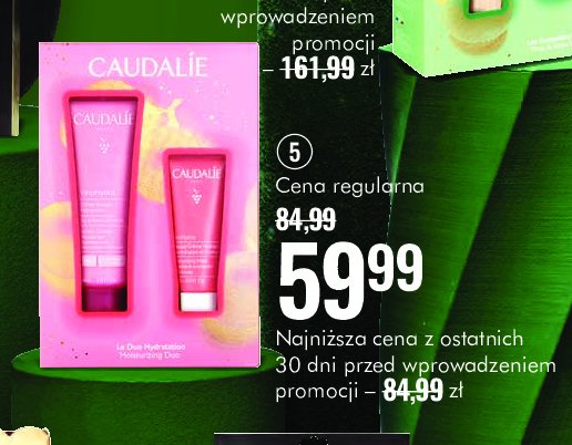 Zestaw w pudełku vinohydra: krem-sorbet 60 ml + maska 15 ml Caudalie zestaw promocja