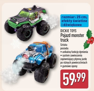 Pojazd monster truck DICKIE TOYS promocja w Aldi