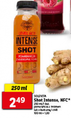 Shot chilli-kurkuma-pomarańcza Solevita promocja
