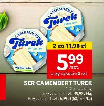 Ser camembert TUREK Turek 123 promocja
