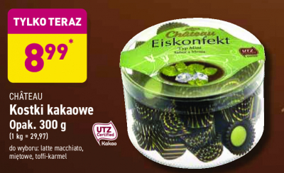 Kostki kakaowe latte macchiato Chateau Chateau (aldi) promocja