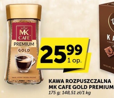 Kawa rozpuszczalna MK Cafe Gold Premium promocja w Euro Sklep