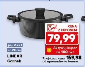 Garnek 20 cm LINEAR promocja w Kaufland