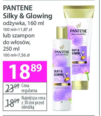 Szampon silky & glowing Pantene pro-v miracles promocja