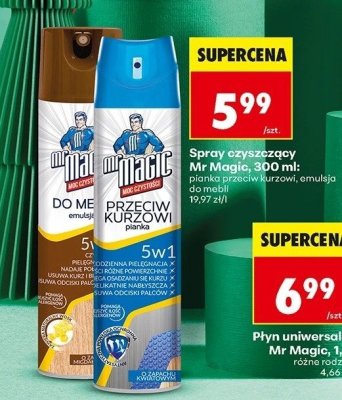 Płyn uniwersalny Mr Magic, 1,5 l promocja w Biedronka