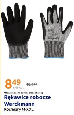 Rękawice robocze  promocja w Action