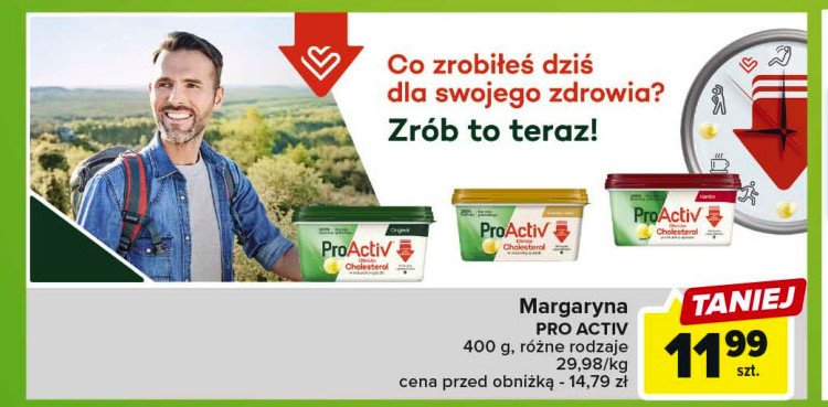 Margaryna Flora pro-activ o smaku mas艂a promocja