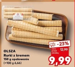 Rurki z kremem Cukiernia olsza promocja