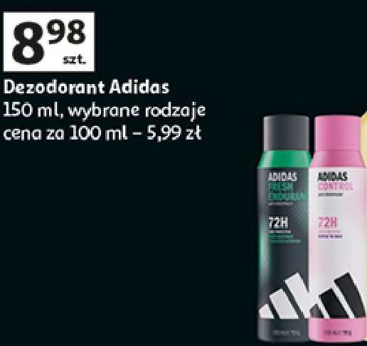 Dezodorant Adidas fresh enduranc promocja w Auchan