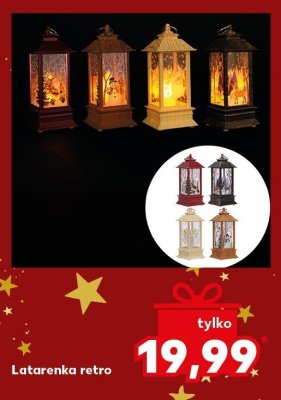 Latarnia retro promocja w Kaufland