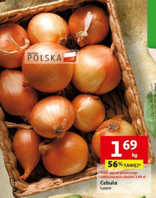 Cebula  promocja w Auchan