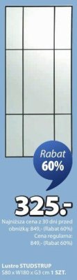 Lustro STUDSTRUP promocja w Jysk