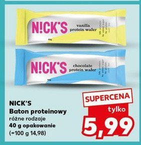 Baton vanilla N!ck's promocja