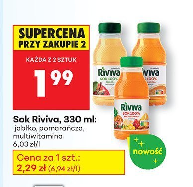 Sok jab艂ko-pomara艅cza-banan Zaczarowany ogr贸d promocja w Biedronka