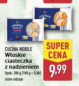 Ciasteczka włoskie z kremem cytrynowym Cucina nobile promocja