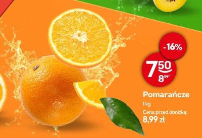 Pomarańcze promocja w Żabka