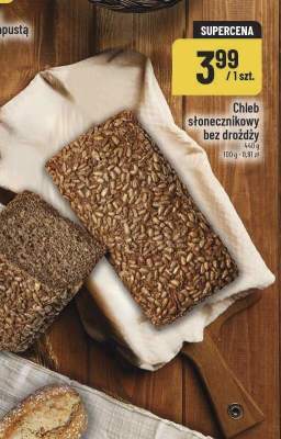 Chleb słonecznikowy bez drożdży promocja w POLOmarket