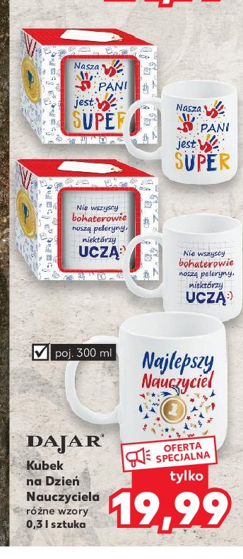 Kubek na dzie艅 nauczyciela 300 ml Dajar promocja