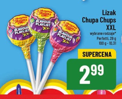 Lizak flavour playlist różowy Chupa chups xxl promocja