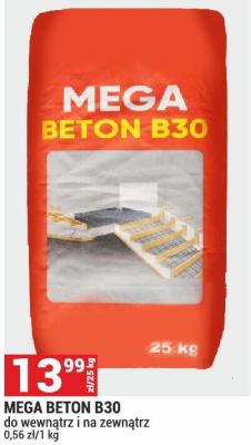 Beton Mega Beton B30 promocja w Merkury Market