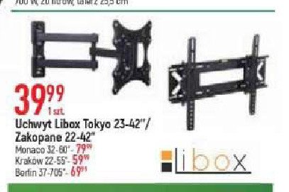 Uchwyt tv krak贸w 22-55" Libox promocja