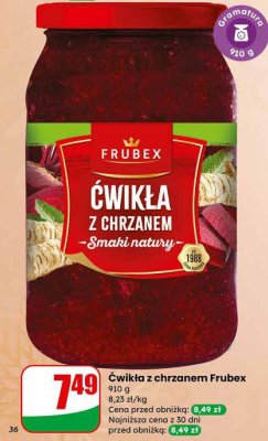 Ćwikła z chrzanem  promocja w Dino