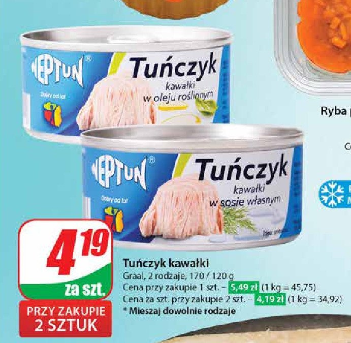 Tuńczyk w sosie własnym Neptun promocja