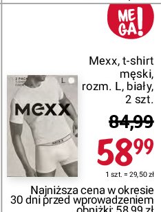 T-shirt męski rozm. l biały Mexx promocja