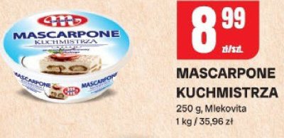 Mascarpone Kuchmistrza Mlekovita promocja w Chorten