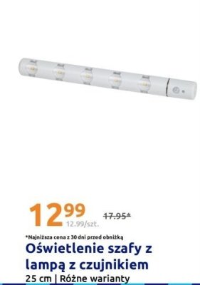 Oświetlenie szafy z lampą z czujnikiem 25 cm | różne warianty promocja w Action