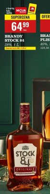 Brandy Stock 84 38% 1l promocja w Biedronka