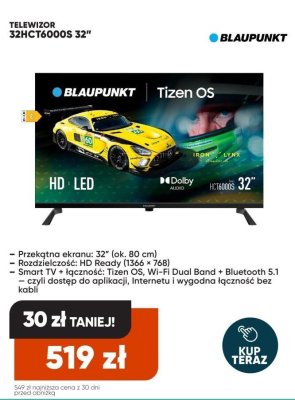 Telewizor 32HCT6000S 32" promocja w Max Elektro