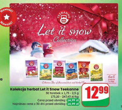 Kolekcja herbat Let it Snow Teekanne promocja w Dino