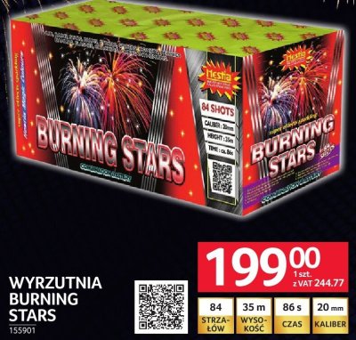 Wyrzutnia Burning Stars promocja w Selgros