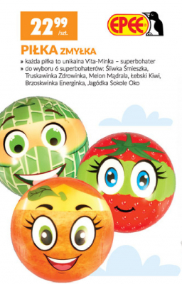 Piłka zmyłka śliwka śmieszka Epee promocja