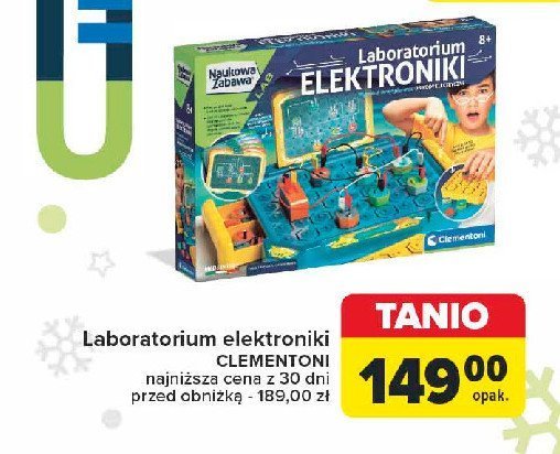 Laboratorium elektroniki Clementoni promocja w Carrefour