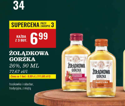 Likier Żołądkowa Gorzka tradycyjna promocja w Biedronka