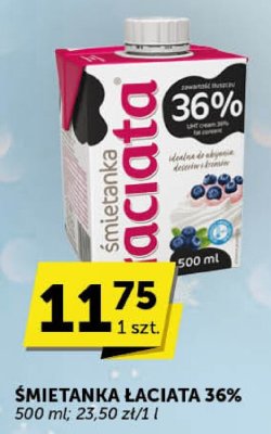 Śmietanka Łaciate 36% promocja w ABC