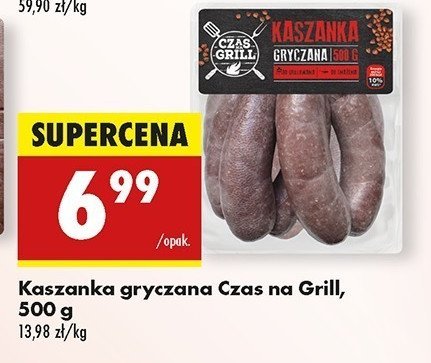 Kaszanka gryczana Czas na grill promocja