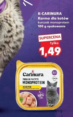 Karma dla kotów kurczak monoprotein promocja w Kaufland