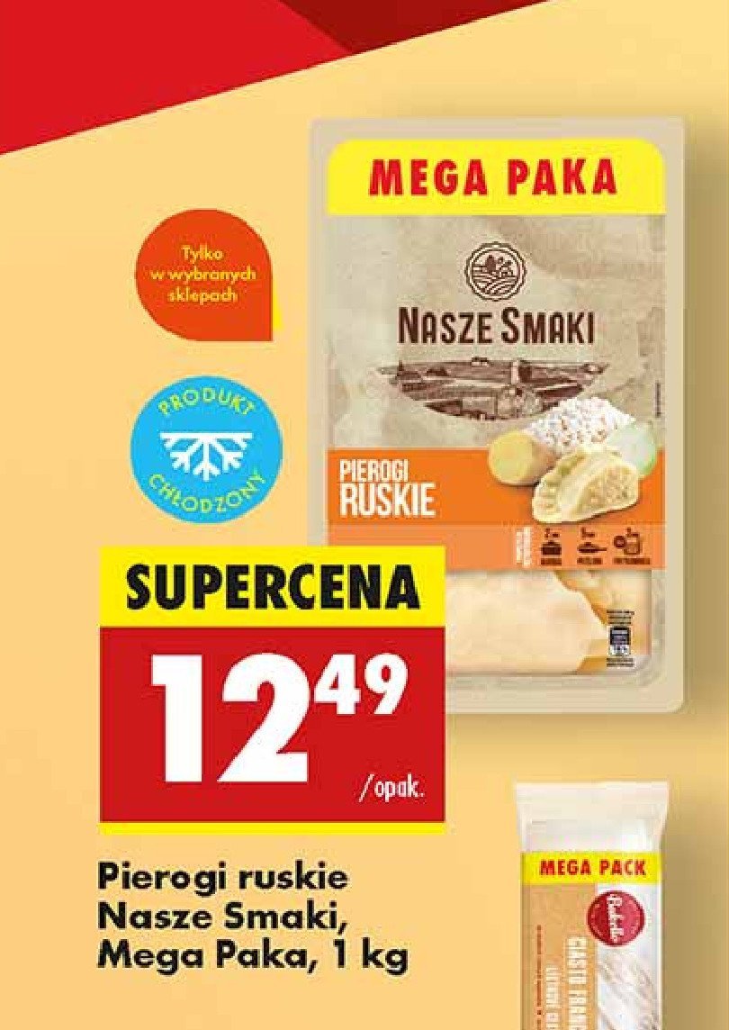 Pierogi ruskie Nasze smaki (Biedronka) promocja w Biedronka