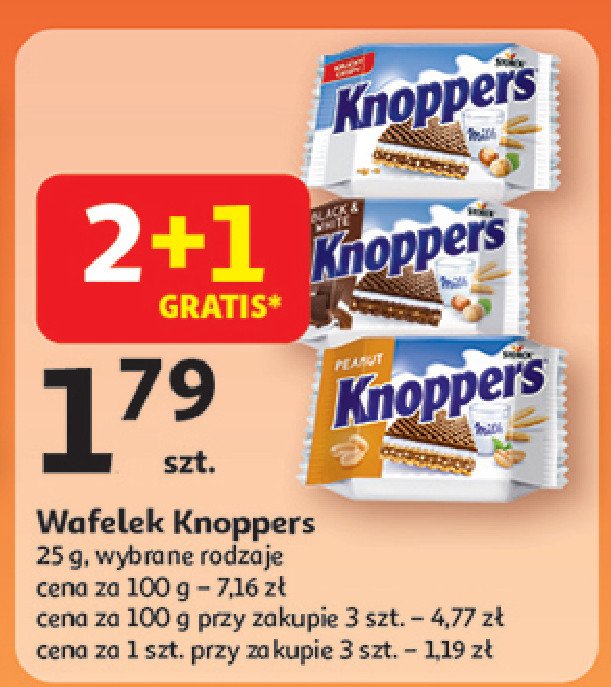 Wafelek peanut Knoppers promocja