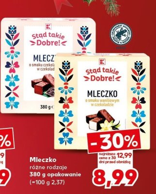 Mleczko, różne rodzaje promocja w Kaufland