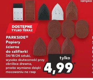 Papier 艣cierny do szlifierki Parkside promocja