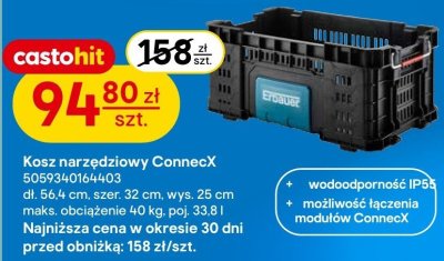 Kosz narzędziowy ConnecX Erbauer promocja w Castorama