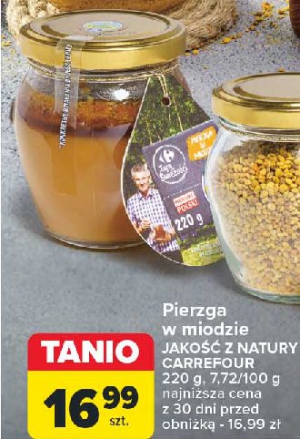 Pierzga w miodzie Carrefour targ świeżości promocja