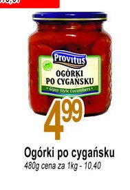 Ogórki po cygańsku Provitus promocja