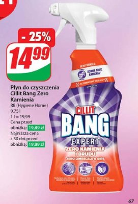 Spray do czyszczenia kamie艅 i brud Cillit bang power cleaner promocja