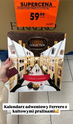 Kalendarz adwentowy Ferrero Collection  promocja w Biedronka