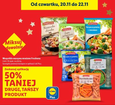 Warzywa na patelnię w stylu greckim promocja w Lidl